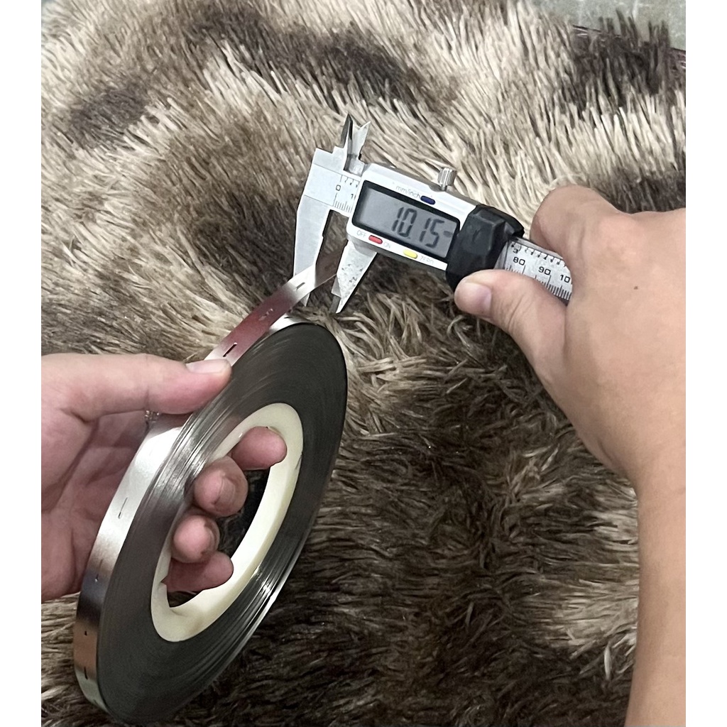 Kẽm hàn cell 21700 đơn có rãnh 0.2*10mm  dùng cho pin máy khoan, xe điện.