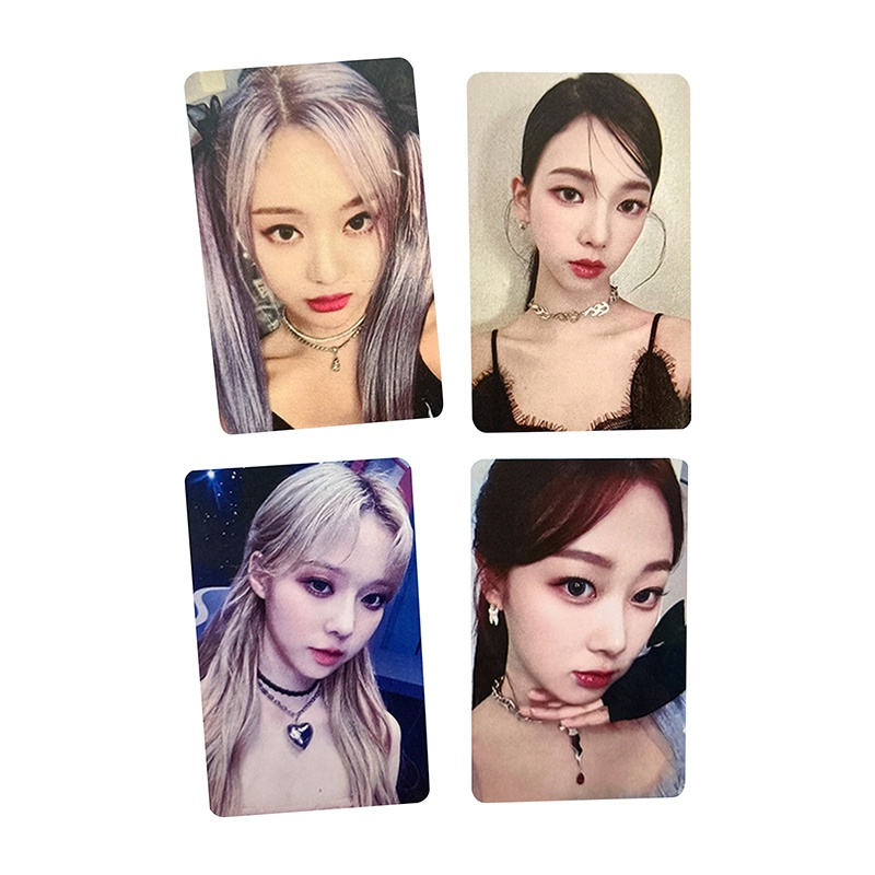 Set 4 Tấm Ảnh lomo Card Nhóm Nhạc aespa lomo
