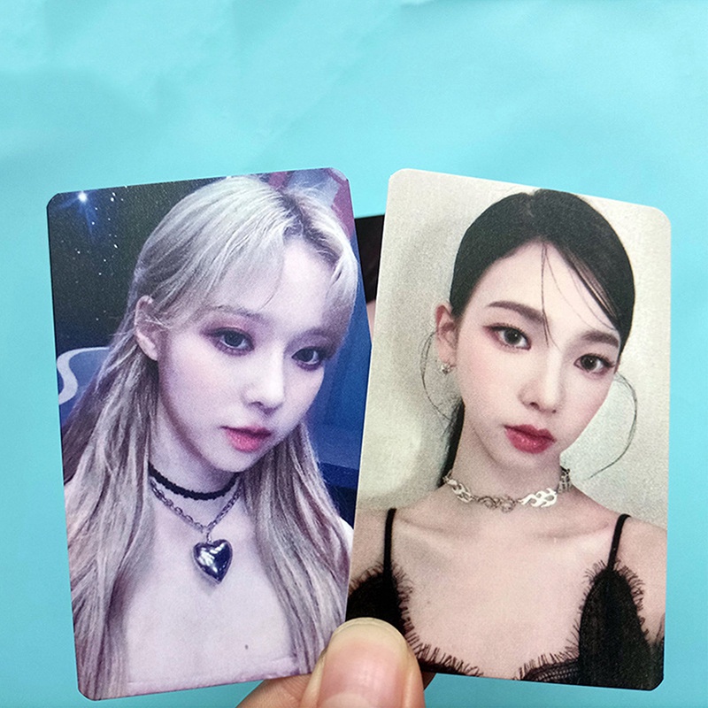 Set 4 Tấm Ảnh lomo Card Nhóm Nhạc aespa lomo