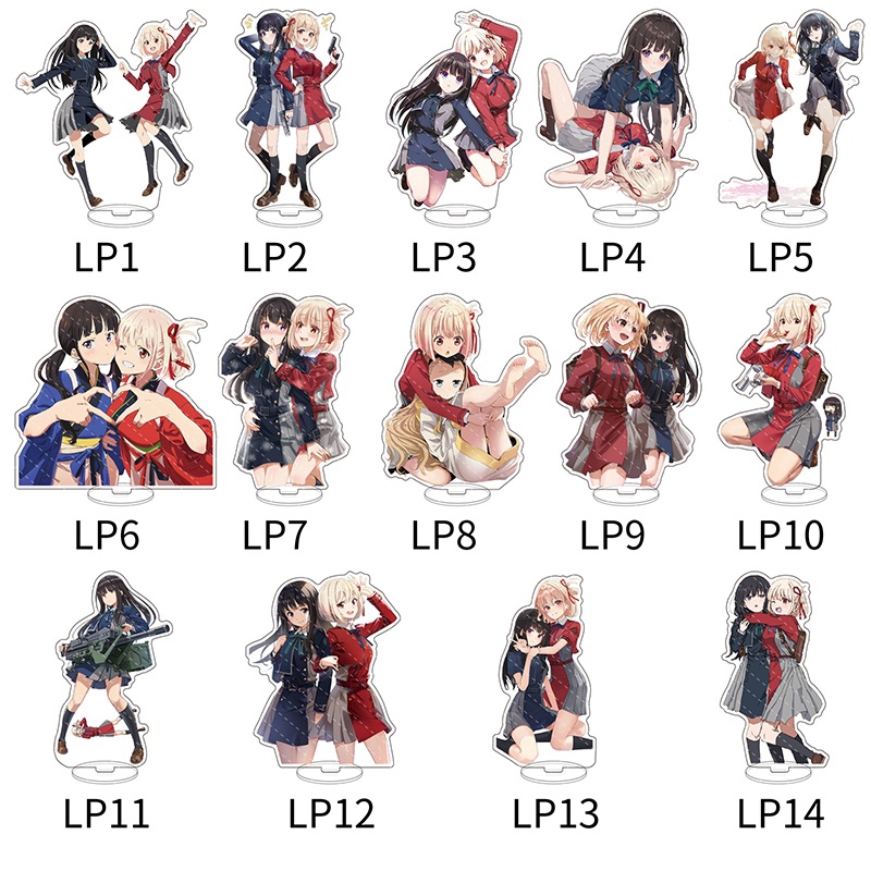 Songping Giá Đỡ Đĩa Mô Hình lycoris recoil anime Dễ Thương Trang Trí Nhà Cửa