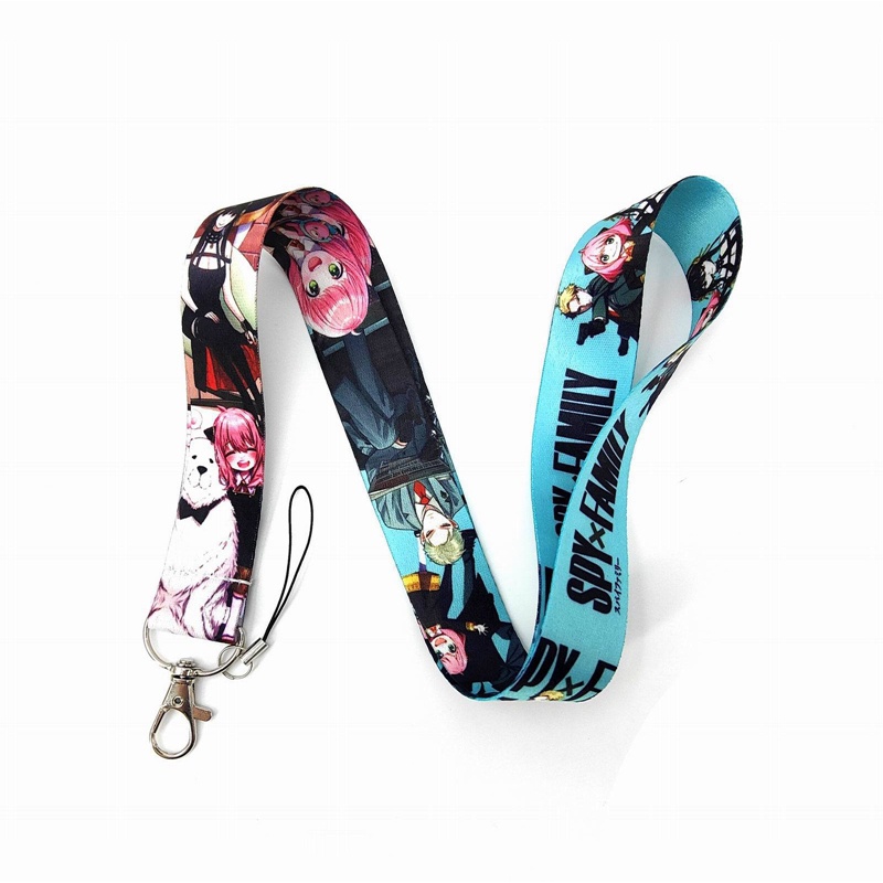 Songping Móc Khóa Có Dây Đeo Thẻ In Hình Hoạt Hình anime Gia Đình spy x Ya loid yor