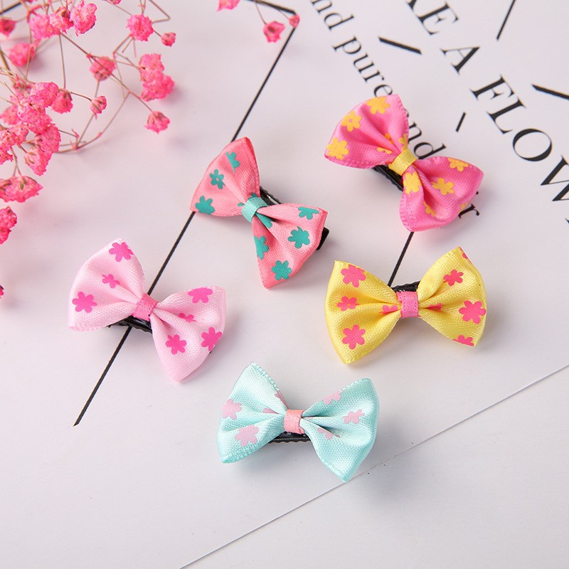 1 Kẹp Nơ Cài Tóc Cho Thú Cưng Chó Mèo
