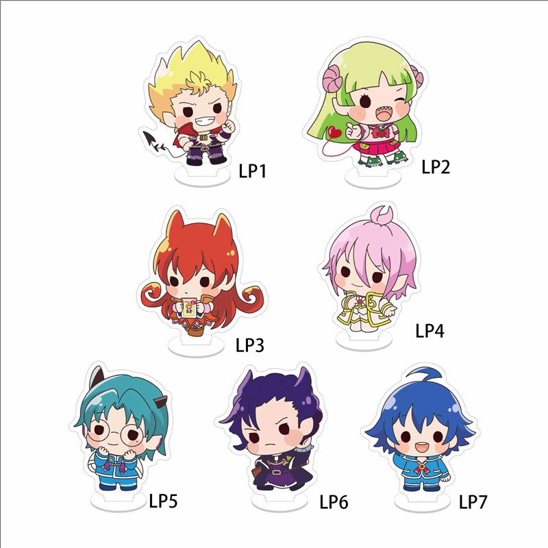 Móc Chìa Khóa acrylic Hình anime Dimashita welcome to demon-school iruma kun clara