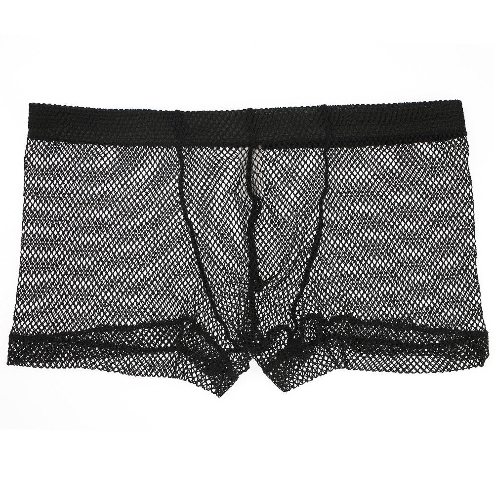 Quần Lót boxer Lưới Xuyên Thấu Gợi Cảm Cho Nam