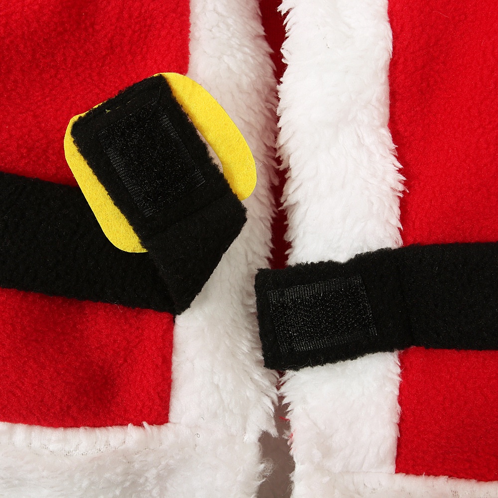 Bộ Trang Phục 4 Món Hóa Trang Ông Già Noel Gồm Áo Tay Dài + Quần + Nón + Giày Thời Trang Cho Bé