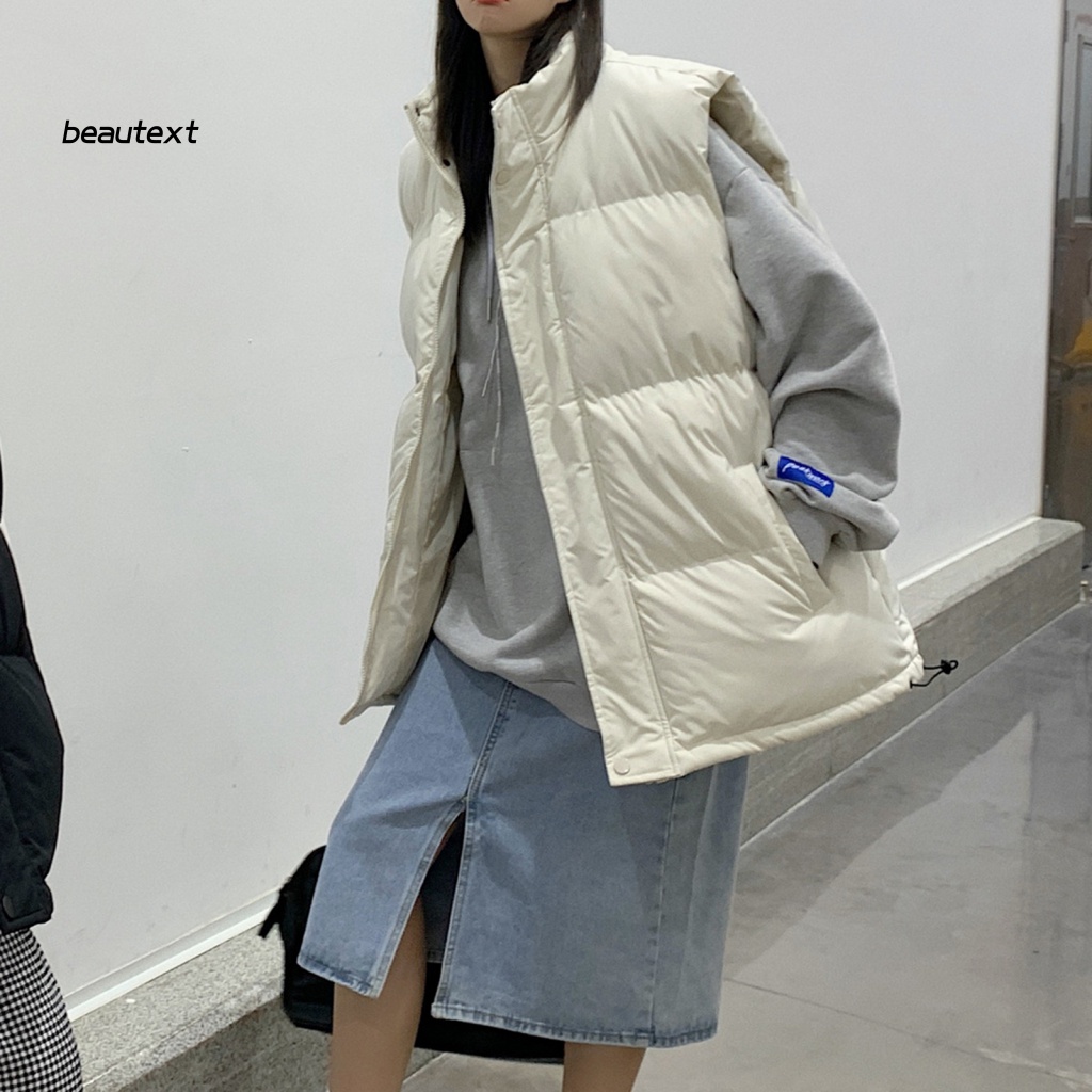 Áo Khoác Không Tay Có Túi Hai Mặt Chống Gió Giữ Ấm Mùa Đông Phong Cách unisex
