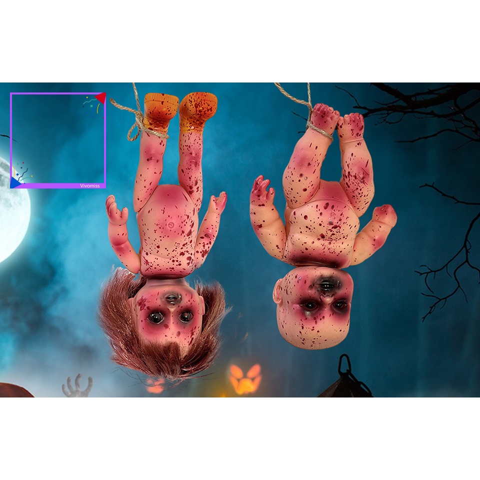 Mô Hình Búp Bê Ma Quỷ Kinh Dị Trang Trí halloween