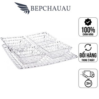 Bộ khay pha lê nachtmann bossa nova 90023, made in germany, bepchauau