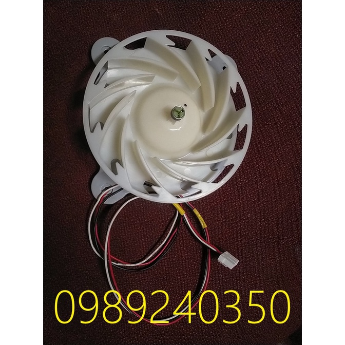 Quạt tủ lạnh Samsung Inverter tròn 13,5cm 12V 3 dây chính hãng