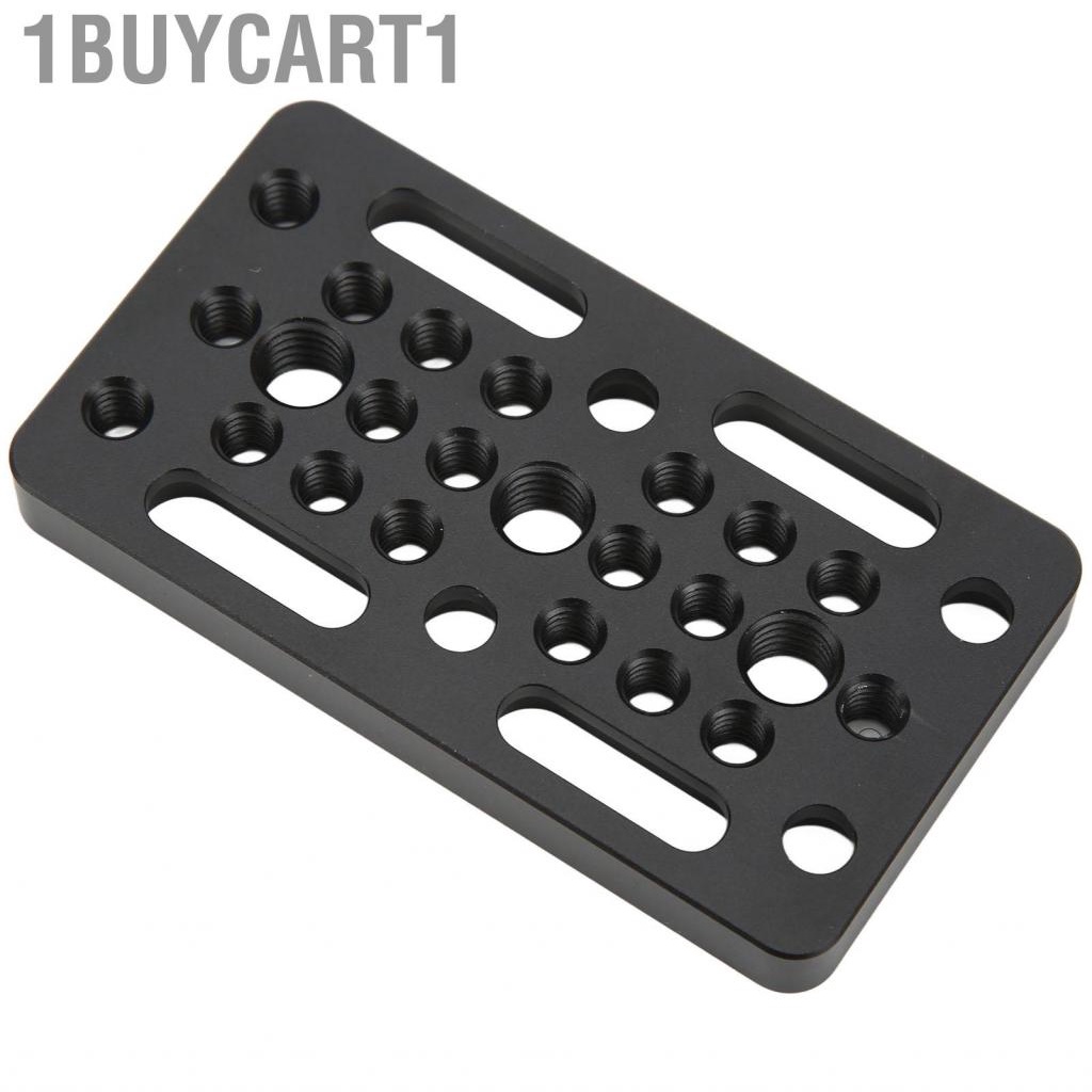 1buycart1 Aluminum Alloy  Cheese  Easy Mounting with 1/4in 3/8in Screw Holes for Cage Rig/Top Handle