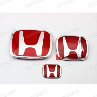 3 cái logo honda huy hiệu / biểu tượng màu đỏ