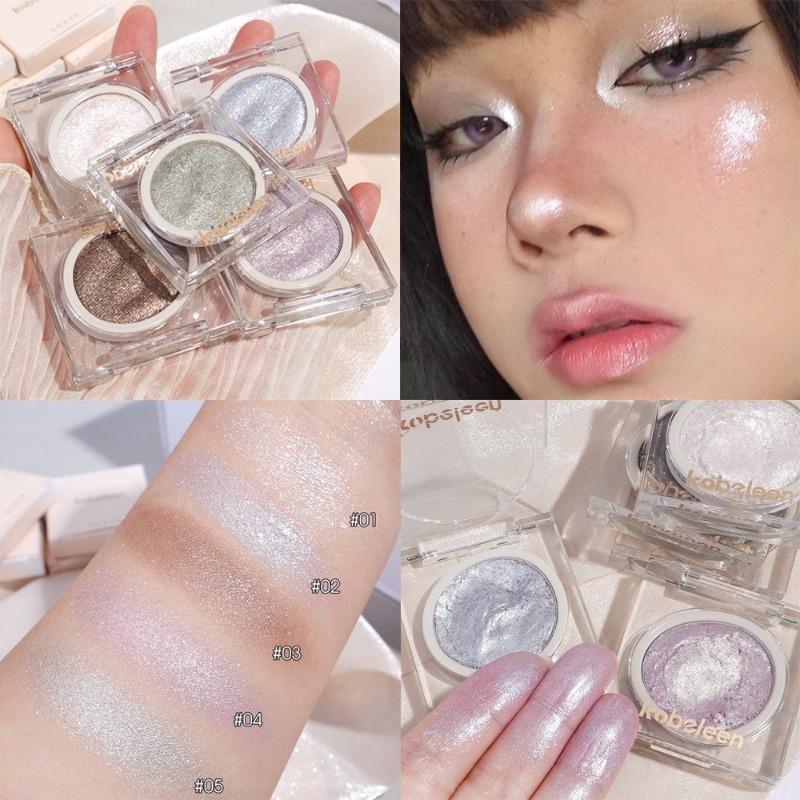 Monochrome Phấn Bắt Sáng Ánh Nhũ Kim Cương Đơn Sắc Lâu Trôi Làm Sáng Da Mặt / Cơ Thể