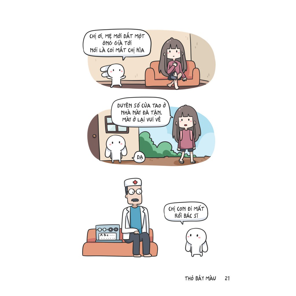 Sách Thỏ Bảy Màu Và Những Người Nghĩ Nó Là Bạn - Bản Quyền