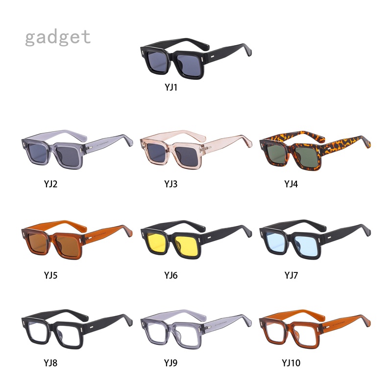 Kính Mát Gọng Vuông Nhỏ Phong Cách retro Thời Trang