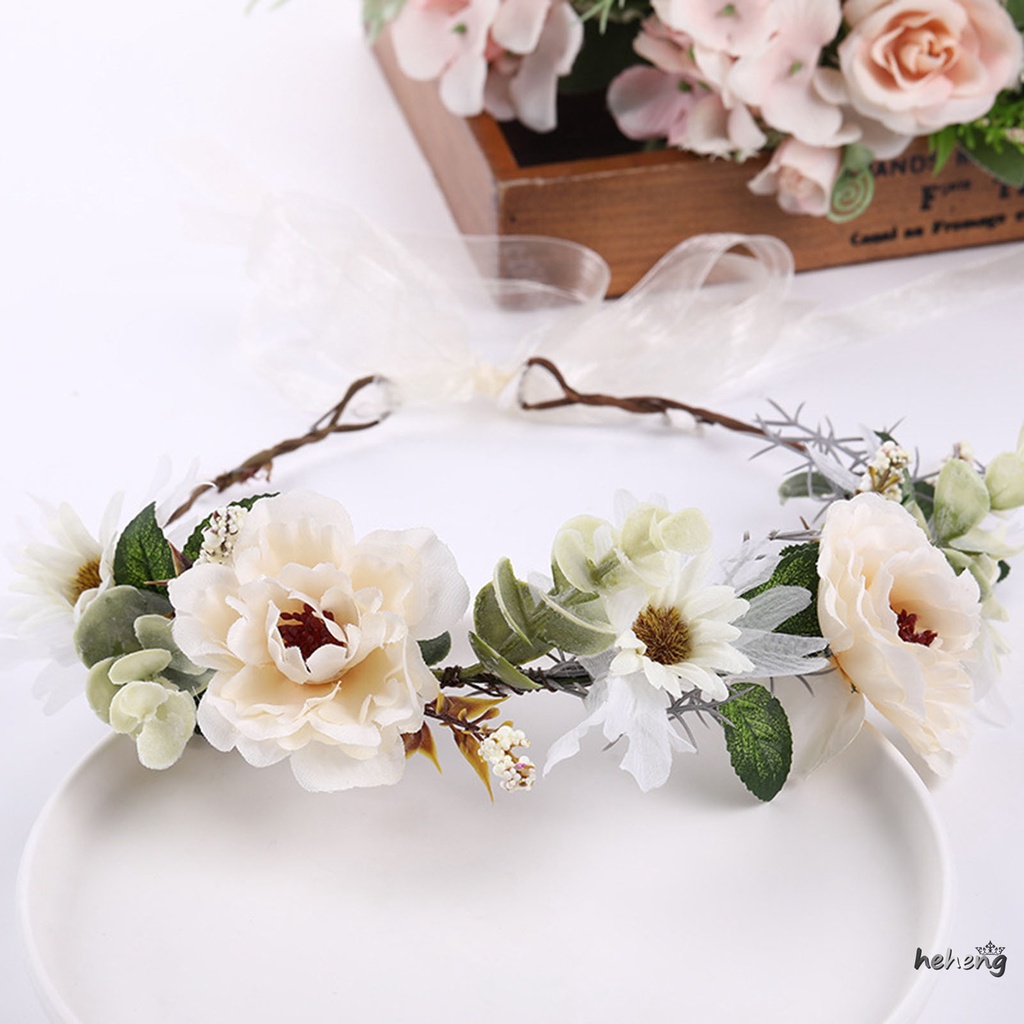 Vòng Hoa Đội Đầu Cho Cô Dâu