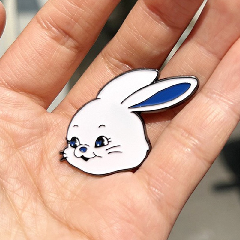 Gdt Ghim Cài Túi Xách Bằng Kim Loại Hình Thỏ Hoạt Hình kpop newjeans