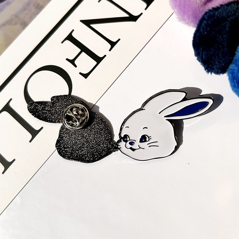 Gdt Ghim Cài Túi Xách Bằng Kim Loại Hình Thỏ Hoạt Hình kpop newjeans