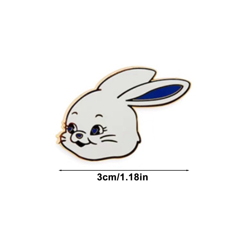 Gdt Ghim Cài Túi Xách Bằng Kim Loại Hình Thỏ Hoạt Hình kpop newjeans