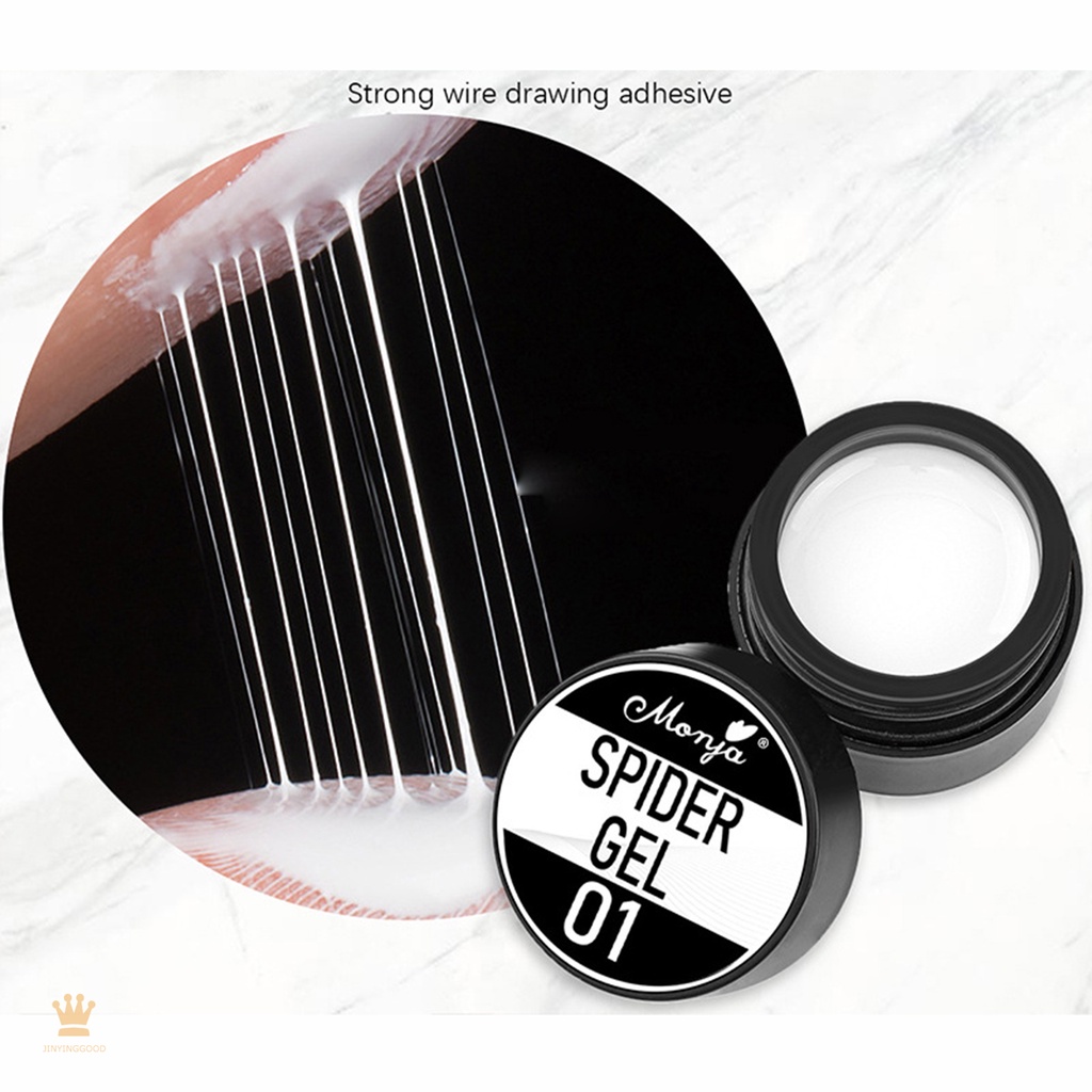 JYNAIL Keo Dán Móng Co Giãn Hình Mạng Nhện
