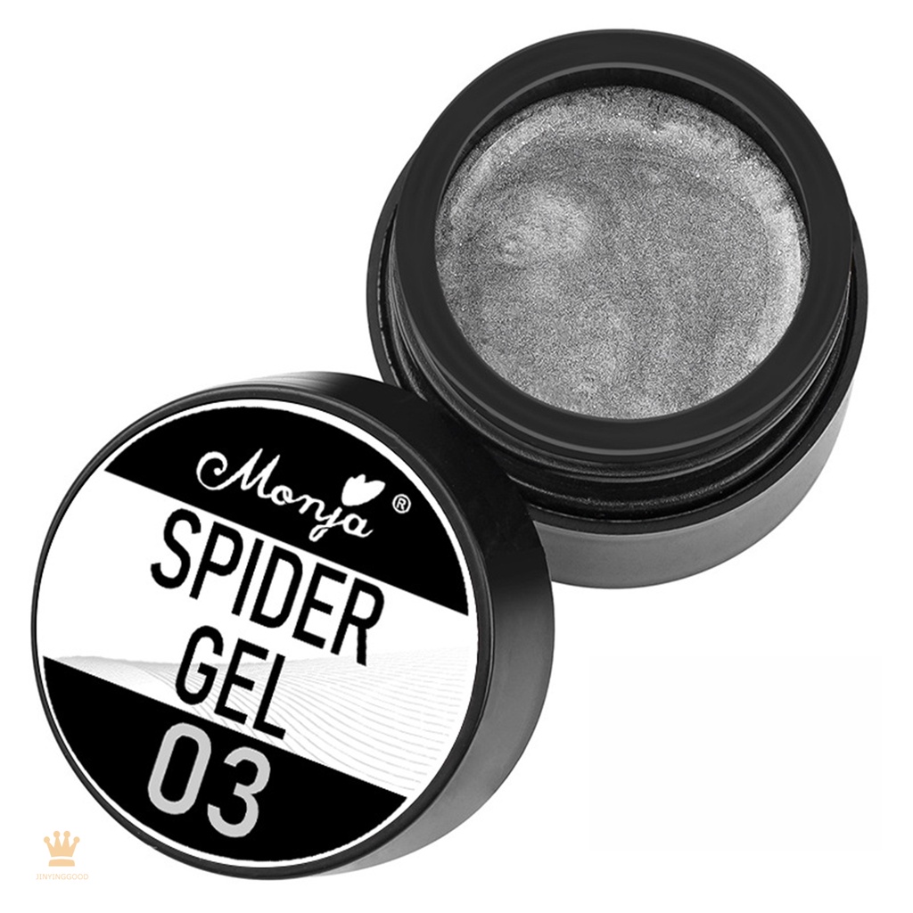 JYNAIL Keo Dán Móng Co Giãn Hình Mạng Nhện