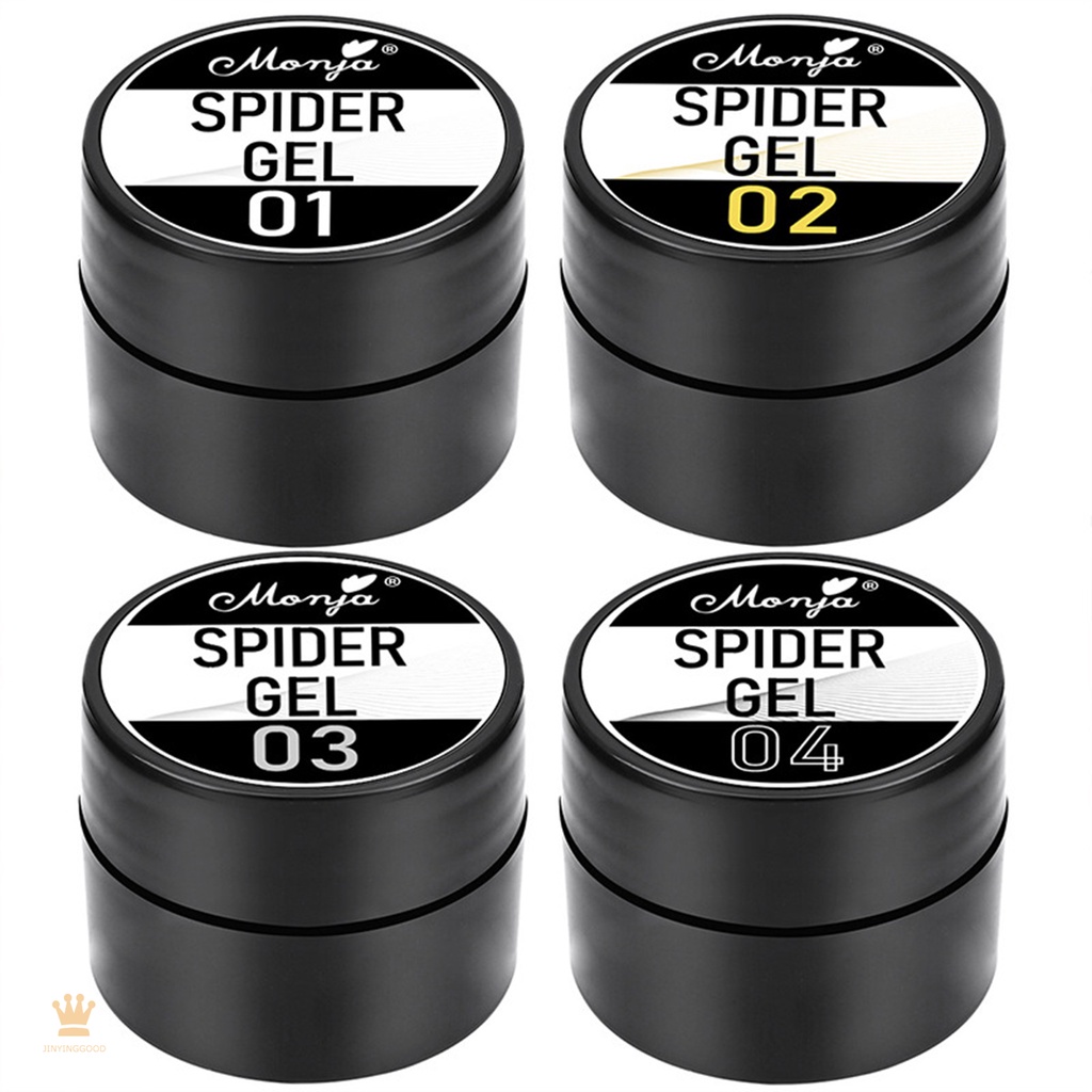 JYNAIL Keo Dán Móng Co Giãn Hình Mạng Nhện