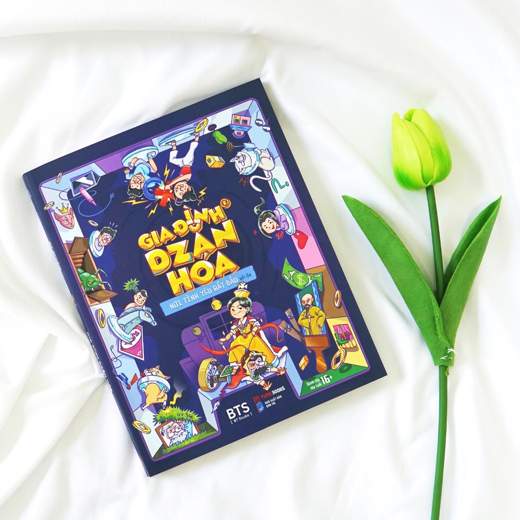 Sách Combo Thỏ Bảy Màu + A Box of Siin + Gia Đình Dzăn Hoá + Tí Đù - Bản Quyền