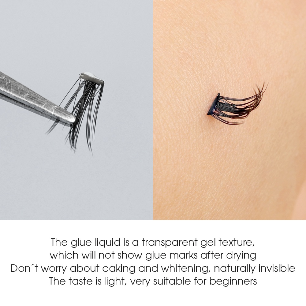 Keo Dán Lông Mi Giả / gel Nối Mi Chuyên Nghiệp Màu Trắng Lâu Trôi Nhanh Khô Chống Thấm Nước 1g