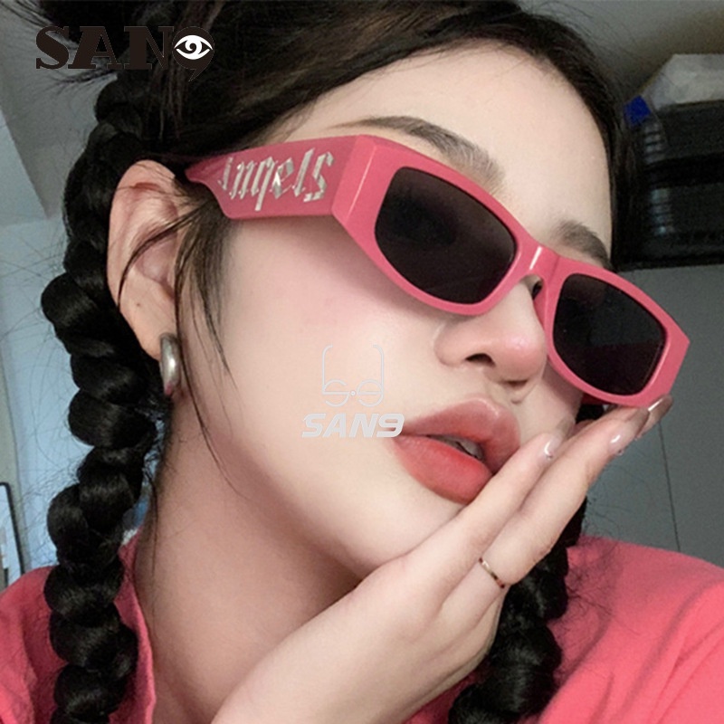 Kính Râm Thời Trang Phong Cách punk Hiphop punk 2023 Dáng Vuông Cá Tính (san9) Cho Nữ