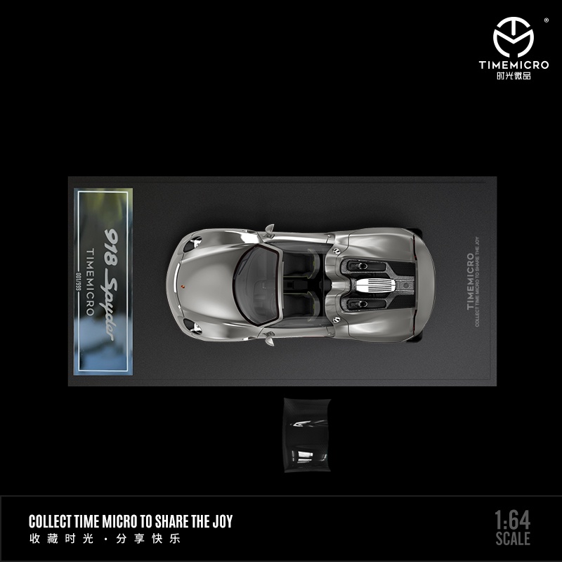Timemicro Mô Hình Xe Hơi porsche 918 Spider Tỉ Lệ 1: 64