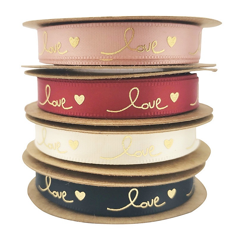 Cuộn Dây Ruy Băng Dài 1m 10 Yards Dùng Trang Trí Hộp Quà Xinh Xắn