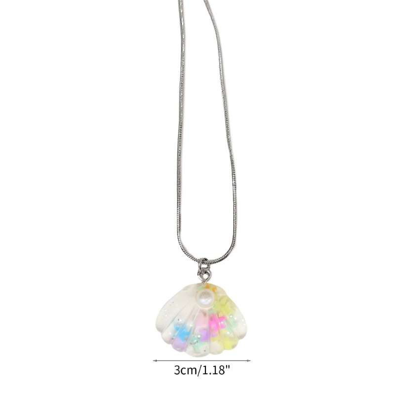 Coo Vòng cổ choker Mặt Vỏ Sò Đơn Giản