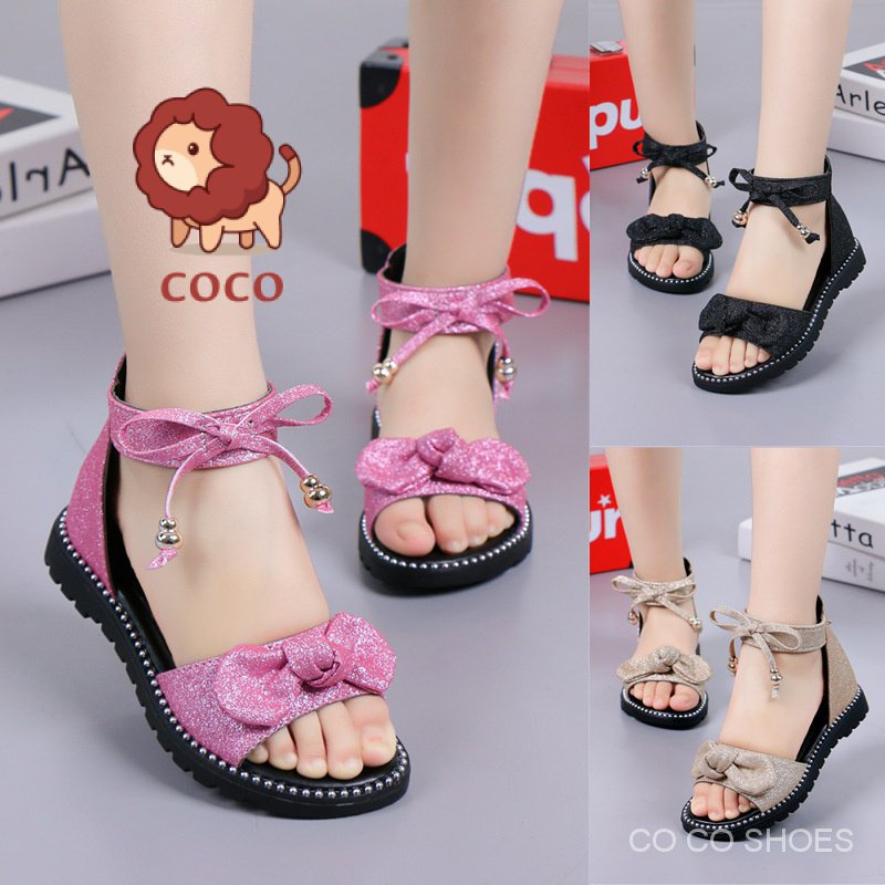 Giày Sandal Công Chúa Đế Mềm Phong Cách Hàn Quốc Thời Trang Mùa Hè 2023 Cho Bé Gái