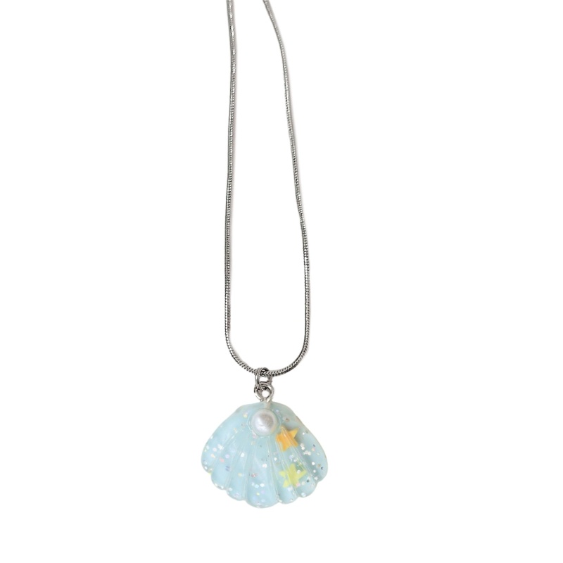 Coo Vòng cổ choker Mặt Vỏ Sò Đơn Giản