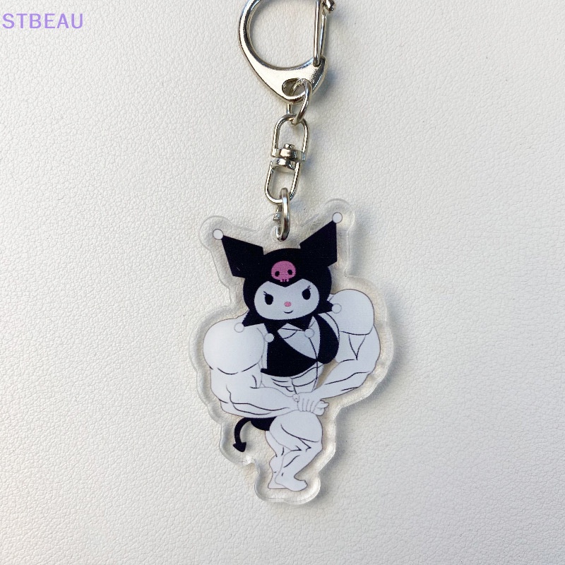 Móc Khóa Hoạt Hình sanrio Cơ Bắp hello kitty kawaii Tập Thể Dục macho my melody Girl mme