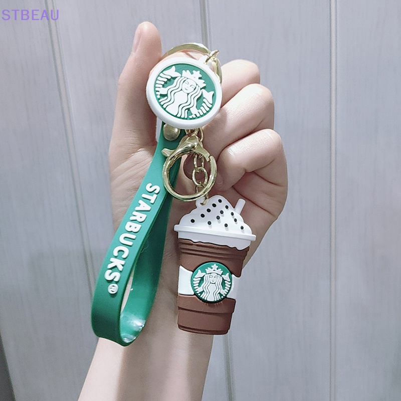 Móc Chìa Khóa Xe Hơi Hình Cốc Cà Phê Sữa starbucks Nhỏ Gọn Cá Tính Sáng Tạo mme