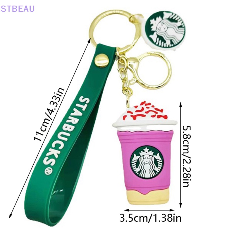 Móc Chìa Khóa Xe Hơi Hình Cốc Cà Phê Sữa starbucks Nhỏ Gọn Cá Tính Sáng Tạo mme