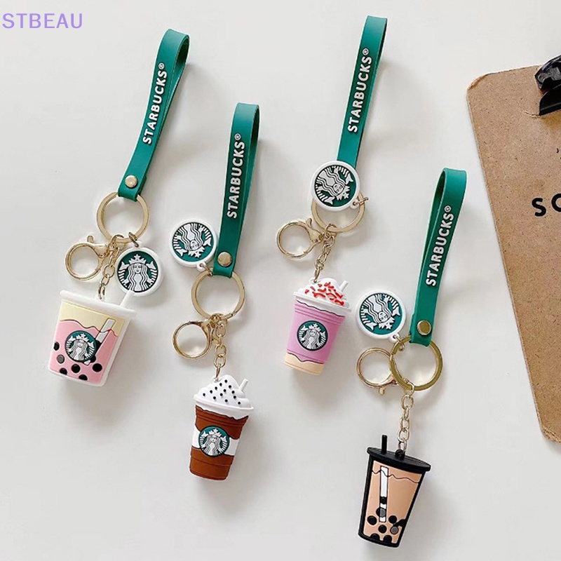 Móc Chìa Khóa Xe Hơi Hình Cốc Cà Phê Sữa starbucks Nhỏ Gọn Cá Tính Sáng Tạo mme