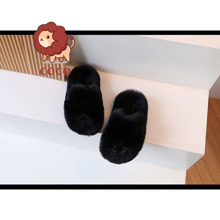 Dép Bông cotton Lót Lông Cừu Giữ Ấm Mùa Thu Và Mùa Đông Phong Cách Mới 2023 Dành Cho Người Lớn Và Trẻ Em