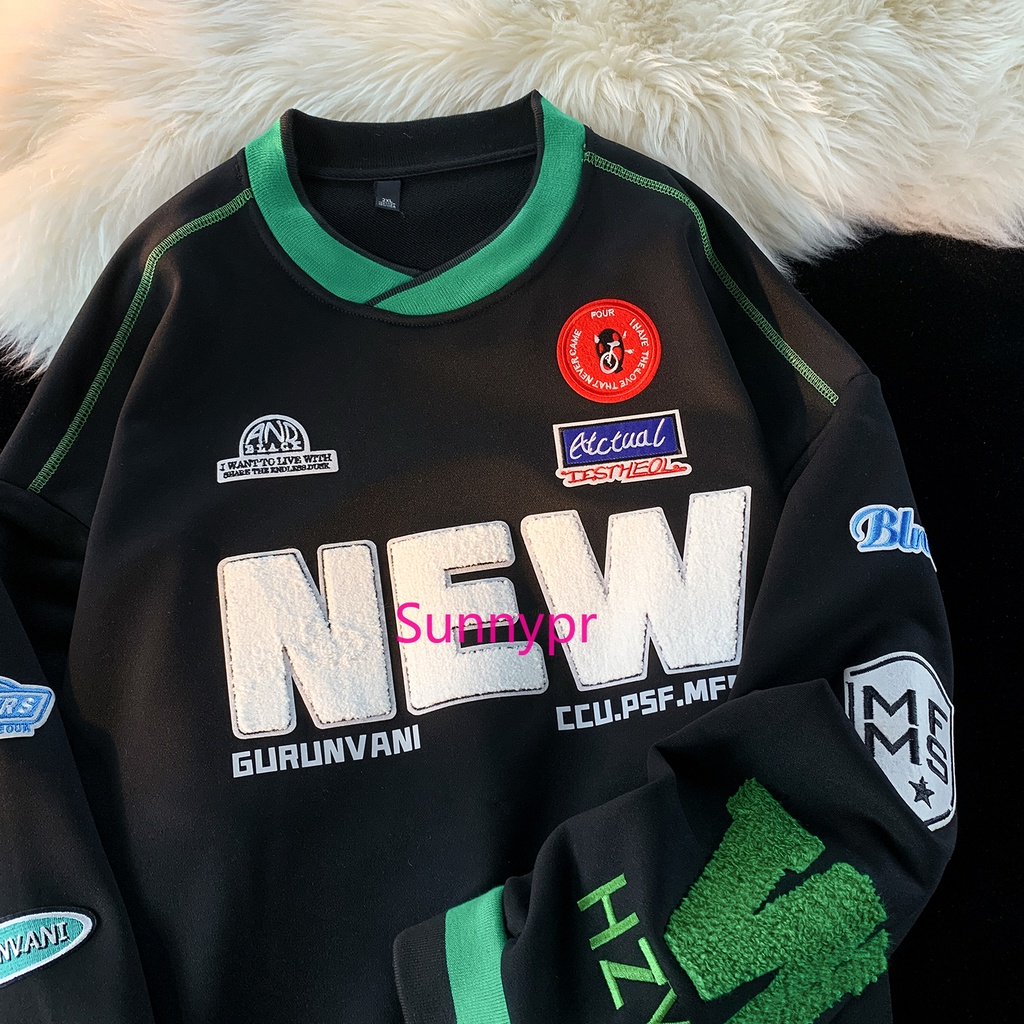 Áo Khoác Bóng Chày Tay Dài Thêu Họa Tiết size Lớn 5xl Thời Trang Đường Phố Mỹ Cho Nam