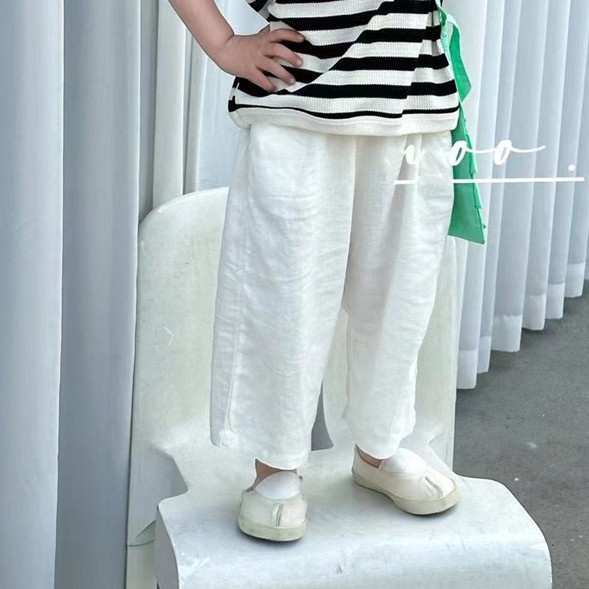 Quần Dài cotton Lanh Mỏng Dáng Rộng Phong Cách Mới Cho Nam Và Nữ
