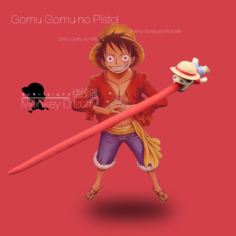 Venom Cuộn Dây Cáp usb Cố Định Tai Nghe Hình Nhân Vật luffy Trong Phim one piece