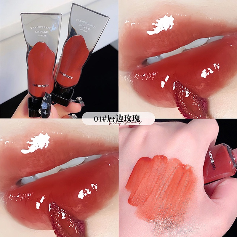 Son bóng Sweet mint trong suốt lâu trôi thiết kế vỏ hình viên băng