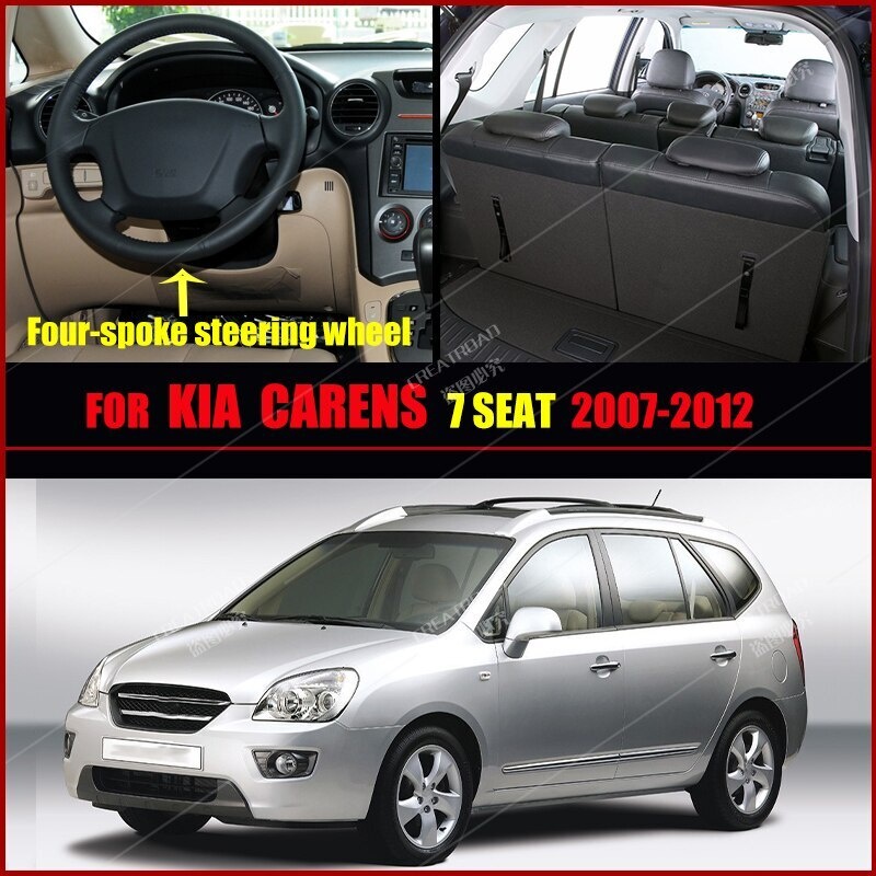 Thảm Lót Sàn Xe Hơi kia carens seven seats 2007 2008 2009 2010 2011 2012 Chất Lượng Cao