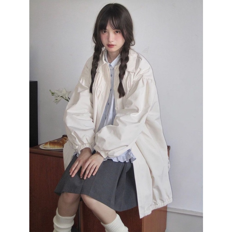 Áo Sơ Mi Tay Dài Dáng Rộng Thiết Kế Mới Thời Trang Mùa Thu Dành Cho Nữ
