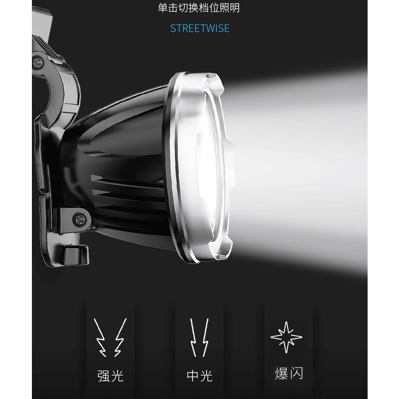 Đèn Pin Năng Lượng Mặt Trời Siêu Sáng Siêu Bền Tiện Dụng Cho Hoạt Động Ngoài Trời