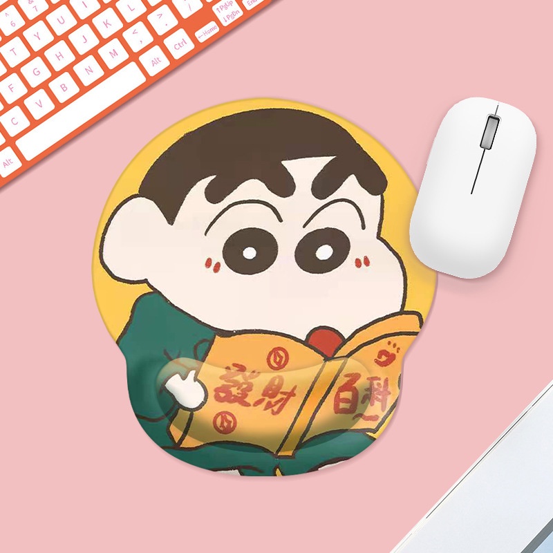 Forty Miếng Lót Chuột Cao Su Chống Trượt Hình Hoạt Hình Đáng Yêu Dành Cho Văn Phòng