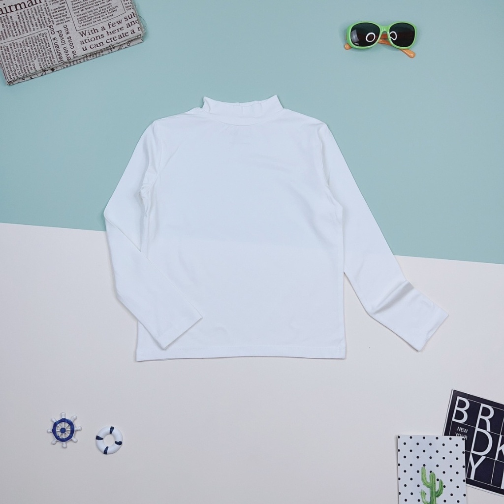 Áo giữ nhiệt cho bé, áo dài tay cho bé trai, chất cotton, size 6 -14 - KITTYKIDS