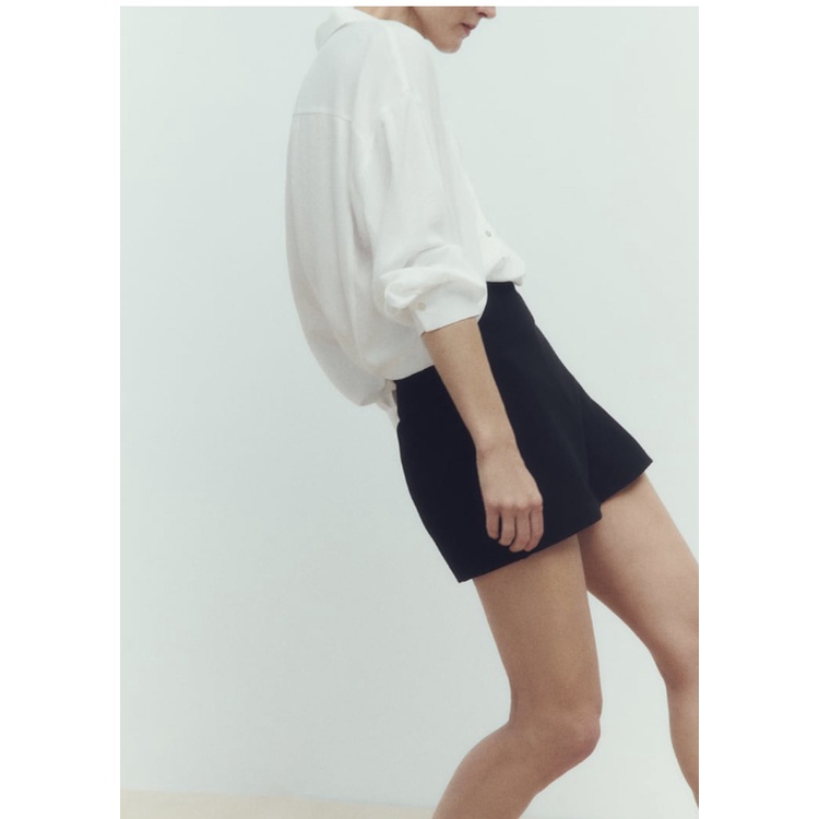 Zara Áo Sơ Mi Tay Dài Dáng Rộng Có Túi Thời Trang Thu Đông 43878