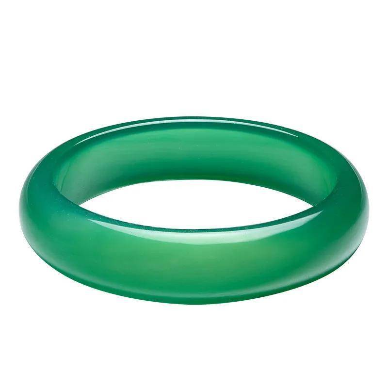 Vòng Tay Đá Mã Não Tự Nhiên Màu Xanh Lá Dành Cho Nữ