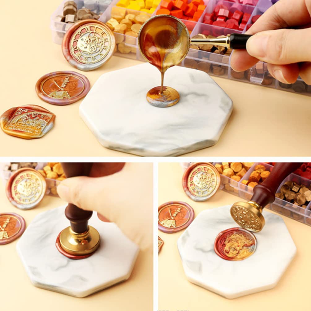 Tạp Chí Sáp Niêm Phong Thiệp Mời Đám Cưới Sinh Nhật Màu Sắc vintage